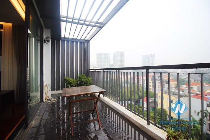 Modern and bright apartment for rent in Tay Ho st, Quang an ward